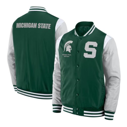 Elements Elite Michigan State Spartans Green Jacket - Image 3
