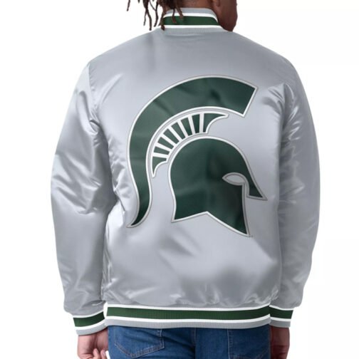 Michigan State Spartans G-III Satin Jacket - Image 4
