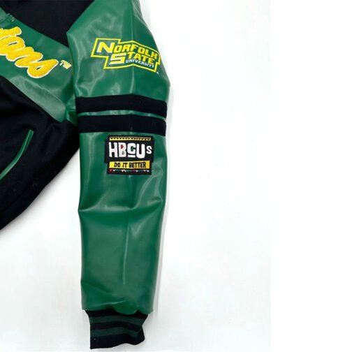 Michigan State Spartans Ole Skool Letterman Jacket - Image 4