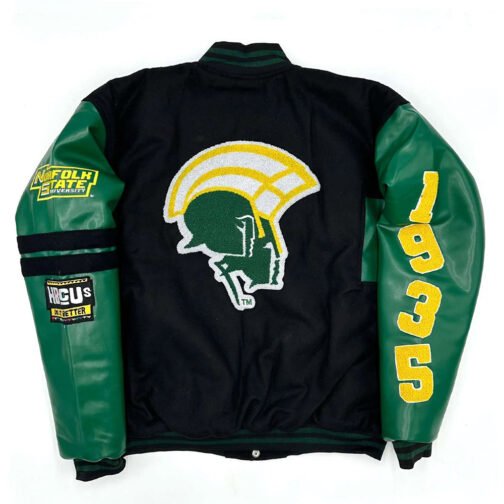 Michigan State Spartans Ole Skool Letterman Jacket - Image 2