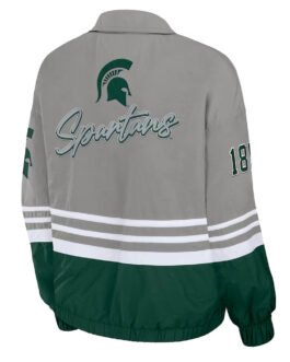 Michigan State Spartans Throwback Windbreaker Jacket