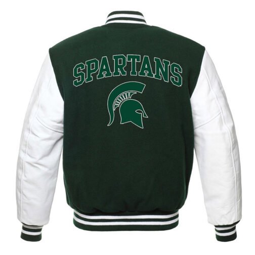 Michigan State Spartans Varsity Jacket - Image 2