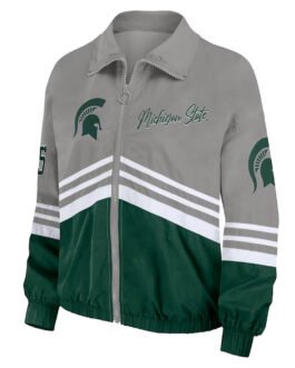 Michigan State Spartans Throwback Windbreaker Jacket