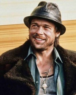 Brad Pitt Snatch Shearling Coat