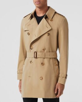 Cotton Mid-Length Trench Coat