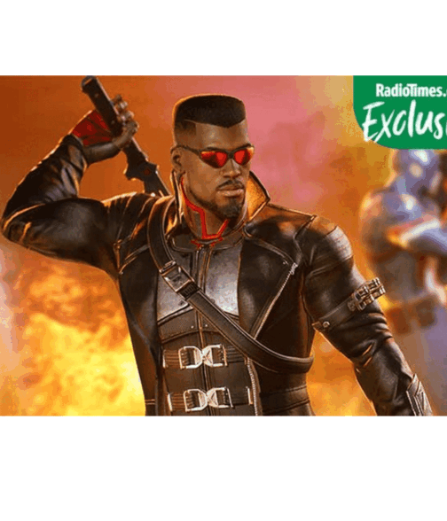 Blade Midnight Sun Black Leather Coat