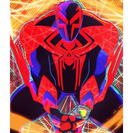Miguel O’Hara Spider Man Across The Spider-Verse Leather Jacket - Image 2