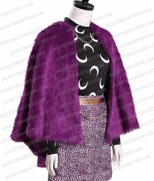 Miia Harris Monster High Purple Fur Jacket - Image 5