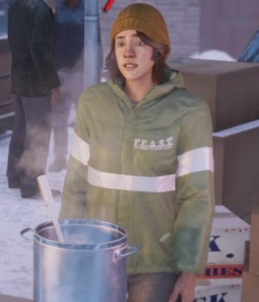 Gloria Davila Spider-Man Miles Morales Green Feast Jacket - Image 7
