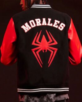 Miles Morales Spider-Man Across the Spider-Verse Varsity Jacket