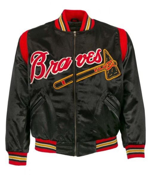 Milwaukee Braves 1957 Bomber Satin Jacket