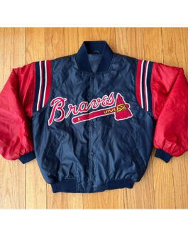 Milwaukee Braves 1957 Bomber Satin Jacket