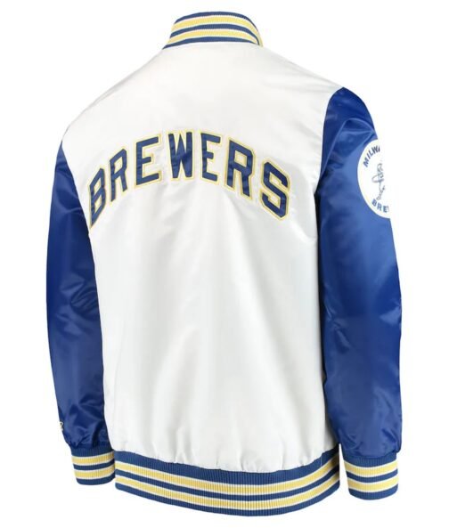 Milwaukee Brewers Starter Blue Jacket - Image 6