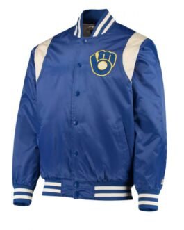 Milwaukee Brewers Starter Blue Jacket