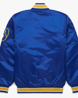 Milwaukee Brewers Royal Blue Bomber Jacket