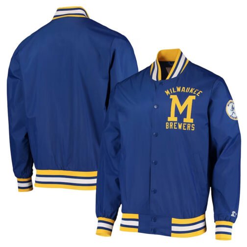 Royal Milwaukee Brewers The Jet III Jacket - Image 3