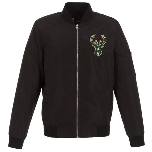 Milwaukee Bucks Bomber Nylon Lightweight Jacket