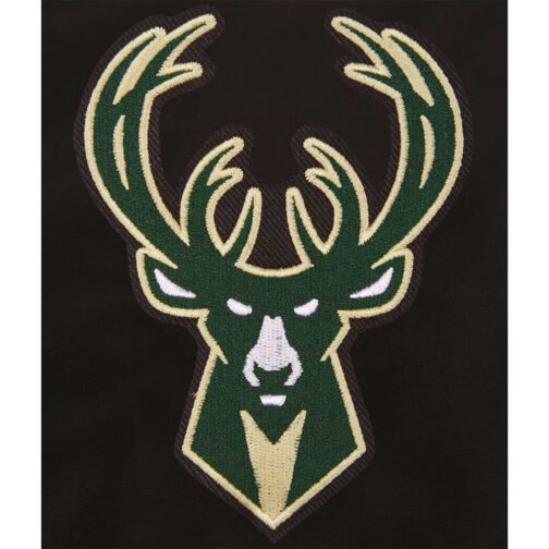 Milwaukee Bucks Bomber Nylon Lightweight Jacket - Image 3