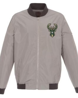 Milwaukee Bucks Bomber Nylon Lightweight Jacket