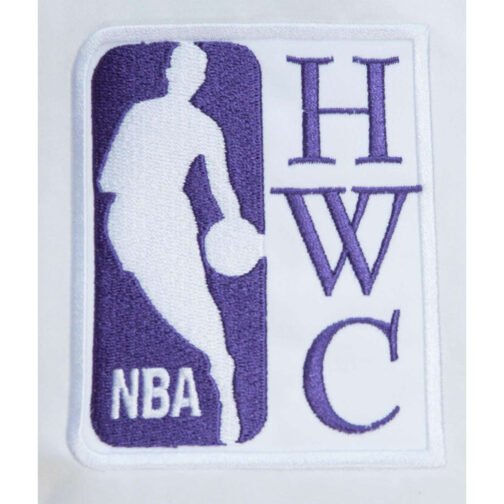 Milwaukee Bucks City Collection White Varsity Satin Jacket - Image 10