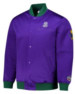Milwaukee Bucks OG 3.0 Lightweight Purple Satin Jacket