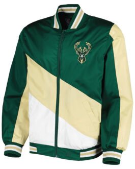 Milwaukee Bucks Hunter Green Ripstop Nylon Jacket