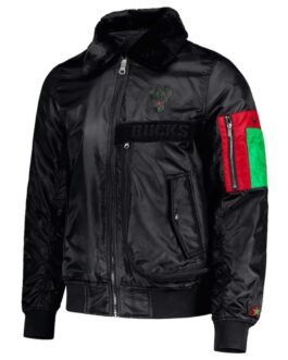 Milwaukee Bucks Ty Mopkins Black Jacket