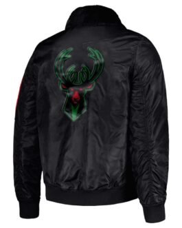 Milwaukee Bucks Ty Mopkins Black Jacket