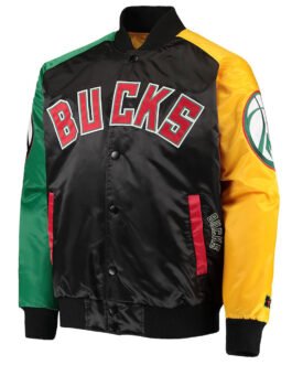 Ty Mopkins Milwaukee Bucks Satin Jacket