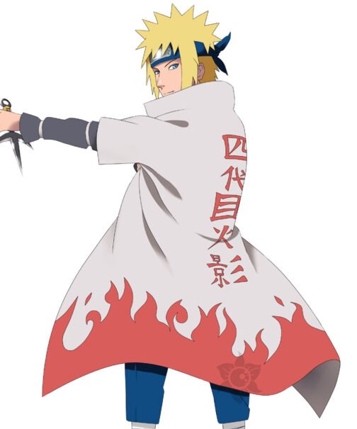 4th Hokage Minato Namikaze White Cloak - Image 2
