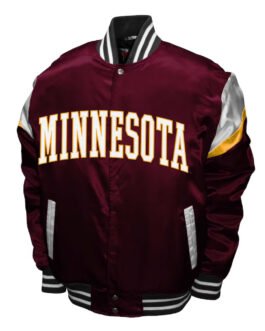 Minnesota Golden Gophers Power Maroon Satin Jacket