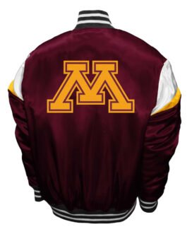 Minnesota Golden Gophers Power Maroon Satin Jacket