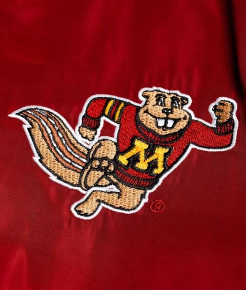 Minnesota Golden Gophers Script Bomber Jacket - Image 3