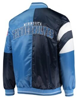 75th Anniversary Minnesota Timberwolves Leader Color Block Jacket