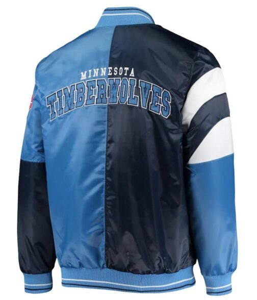 75th Anniversary Minnesota Timberwolves Leader Color Block Jacket - Image 2