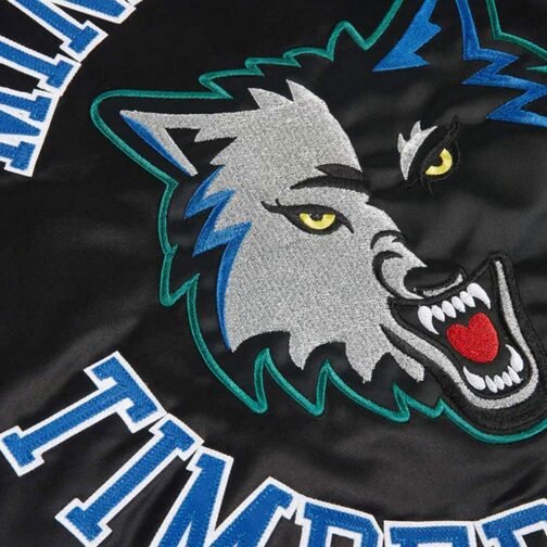 Minnesota Timberwolves Heavyweight Satin Jacket - Image 6