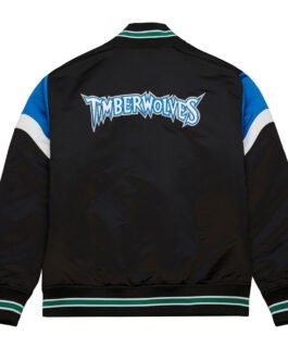 Minnesota Timberwolves Heavyweight Satin Jacket