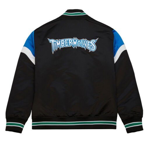 Minnesota Timberwolves Heavyweight Satin Jacket - Image 2