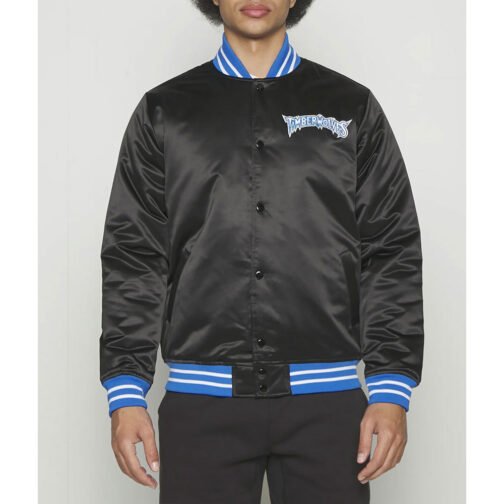 Minnesota Timberwolves Heavyweight Satin Jacket - Image 3