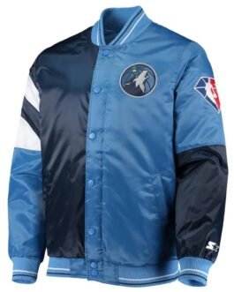 75th Anniversary Minnesota Timberwolves Leader Color Block Jacket