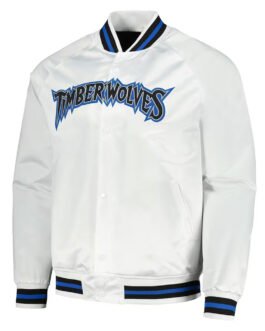 Minnesota Timberwolves Hardwood Classics Black Jacket