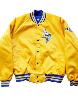 90’s Minnesota Vikings Yellow Bomber Jacket