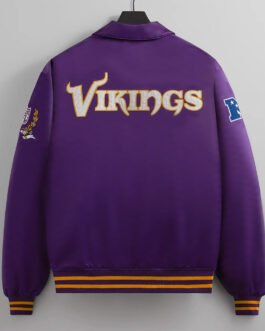 Minnesota Vikings Cover Bomber Jacket