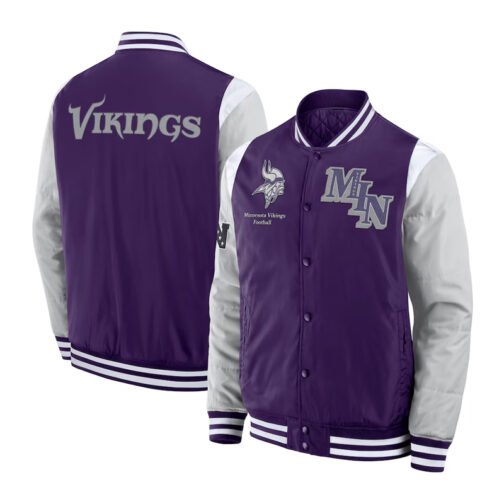 Elements Elite Minnesota Vikings Purple Jacket - Image 3