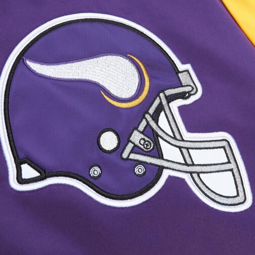 Minnesota Vikings Heavyweight Satin Jacket - Image 3