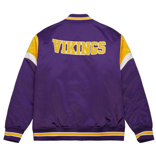 Minnesota Vikings Heavyweight Satin Jacket - Image 2