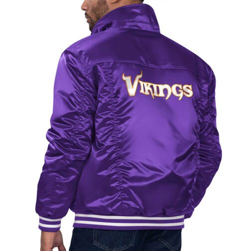 Minnesota Vikings Silver Tab Trucker Jacket - Image 2