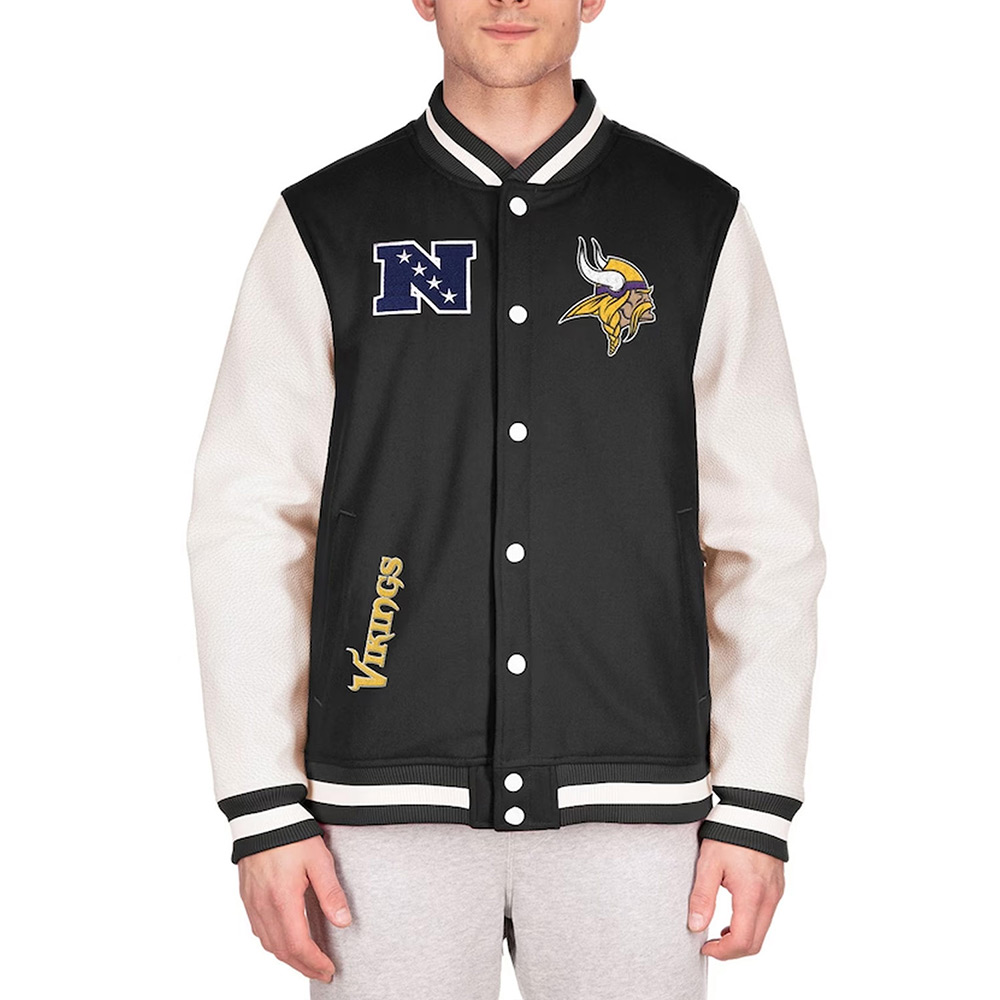 Minnesota Vikings Third Down Varsity Jacket - Image 4