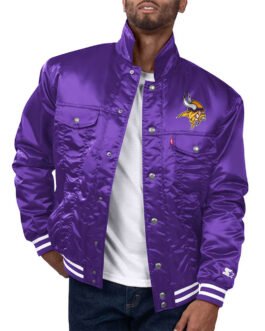 Minnesota Vikings Silver Tab Trucker Jacket