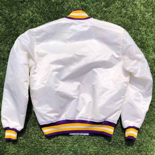 Minnesota Vikings Satin Jacket - Image 4
